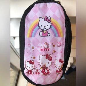 Hello Kitty NWOT rainbow pencil/accessory pouch